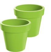 Bloempot Buiten Rond Lofly 30cm LIME Prosperplast / 2 STUKS ! /