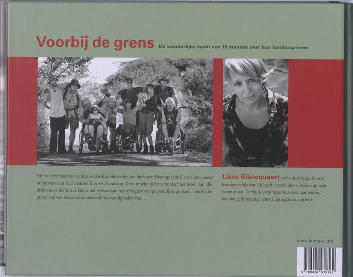 Voorbij De Grens - back cover