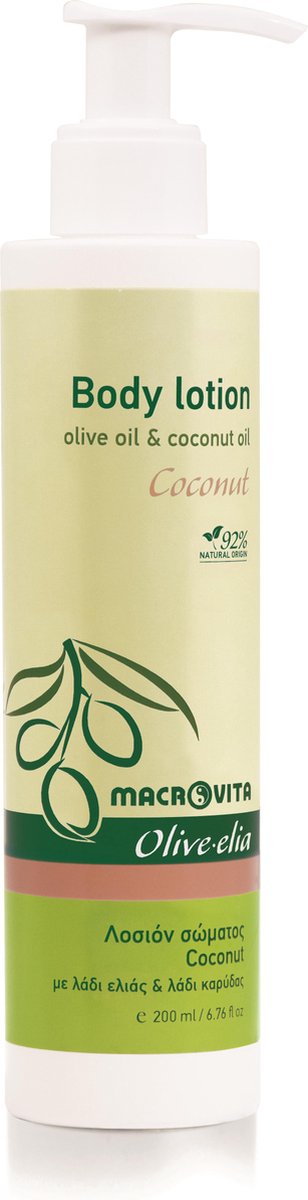 Macrovita Olive-elia Bodylotion Coconut (met echte kokosolie)