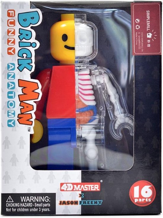 4D Master 27580 Brick Man - Classic designed by jason freeny | bol