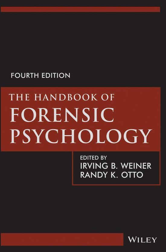 The Handbook of Forensic Psychology - cover