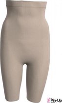 Anti Cellulite Hoge afslankbroek (basic) - Pin Up de Paris - XL - Nude