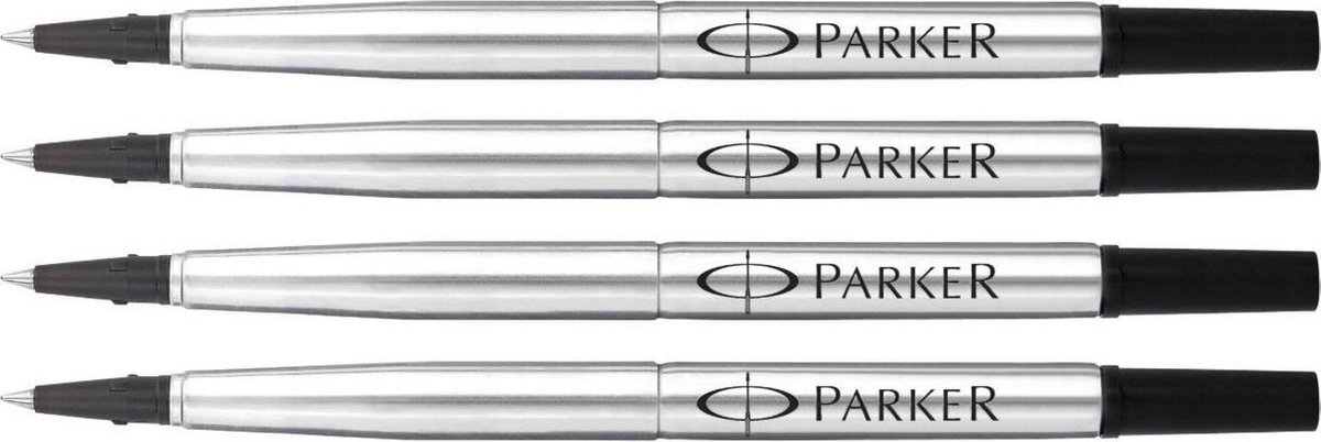 Rollerballvulling Parker Zwart F x 4.