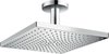 hansgrohe Raindance Square 300 1jet hoofddouche - Met plafondaansluiting 100 mm - 1 straalsoort - diameter hoofddouche 300 mm