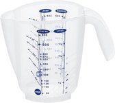 SUPERLINE maatbeker met 3 maataanduidingen 0.5 L. transparent