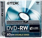 TDK ScratchProof Dubbelzijdige Mini DVD-RW - 2.8 GB