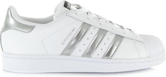 Originele adidas Superstar Sneakers - Maat 40 2/3 - Vrouwen - wit/zilver Originele adidas Superstar Sneakers - Maat 40 2/3 - Vrouwen - wit/zilver
