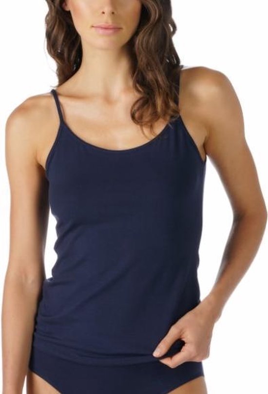 RJ Bodywear Pure Color dames top (1-pack), hemdje met brede banden, olijf