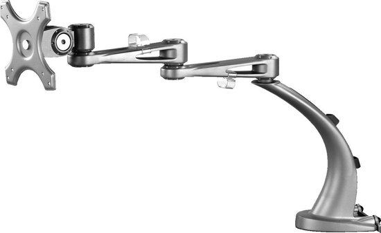 DESQ® Monitorarm | 17/34 Inch | Arm lengte 59 cm | 5 draaipunten | Zilver