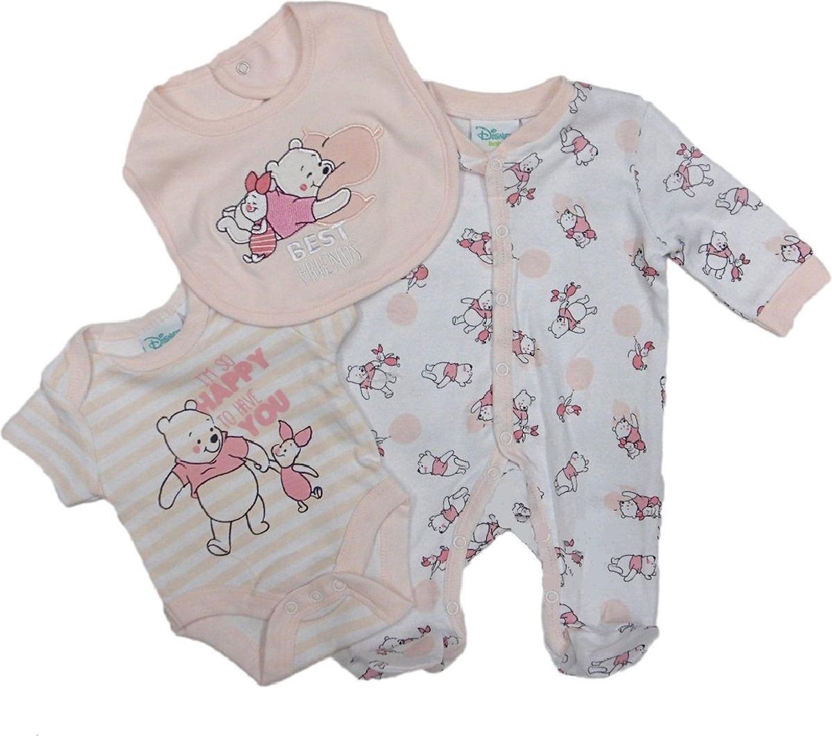 Disney Winnie de Poeh Baby Geschenkset 3 delig NEWBORN maat 50 56 bol