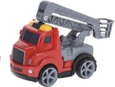 Free and Easy Ladderwagen 11 Cm Rood