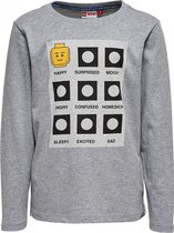 Legowear grijze jongens tshirt - Maat 116