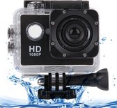 A7 HD720P 2.0 inch LCD Screen Sports Camcorder met Waterdicht hoesje, 30m Waterdicht(zwart)