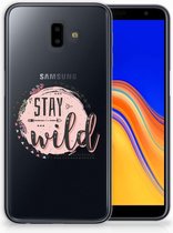 Geschikt voor Samsung Galaxy J6 Plus (2018) Uniek TPU Hoesje Boho Stay Wild