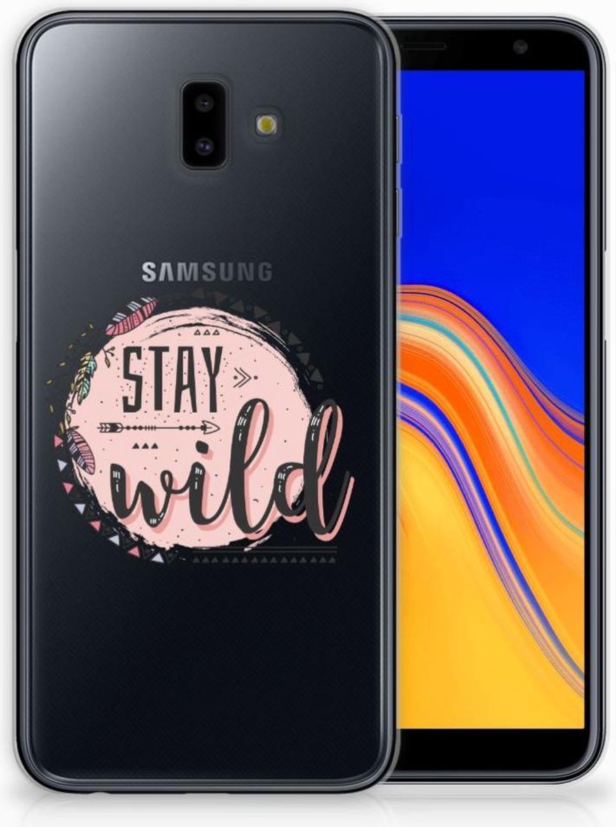 Samsung Galaxy J6 Plus (2018) Telefoonhoesje met Naam Boho Stay Wild
