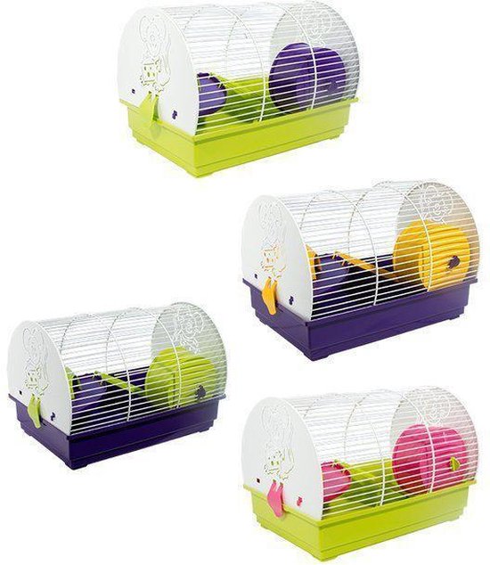 Interzoo Hamsterkooi Pinky 3 Pastel Groen - Edelzanger
