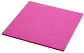 Daff Onderzetter - Vilt - Vierkant - 20 x 20 cm - Pink - Roze