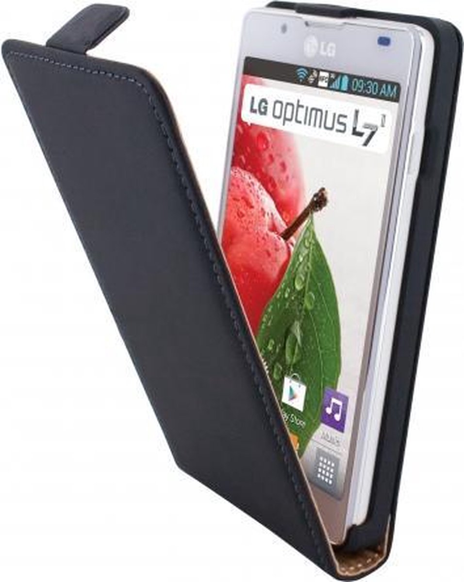Mobiparts Premium Flip Case LG Optimus L7 II Black