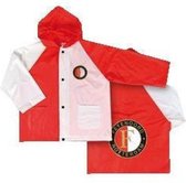 Feyenoord Regenjack - Maat 104 - Rood / Wit