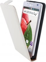 Mobiparts Premium Flip Case LG Optimus L7 II White