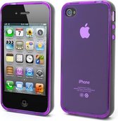 TPU Bumper Case Apple iPhone 4 | 4S Transparent Purple