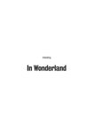 Pagina met titel 'In Wonderland' uit een boek.