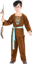 dressforfun - jongenskostuum indiaan kleine berenpoot 140 (10-12y) - verkleedkleding kostuum halloween verkleden feestkleding carnavalskleding carnaval feestkledij partykleding - 3