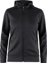 Craft Noble Full Zip Hood Dames Zwart maat M