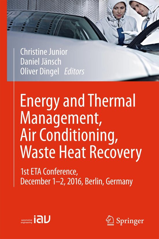 Energy and Thermal Management, Air Conditioning, Waste Heat  ... - cover