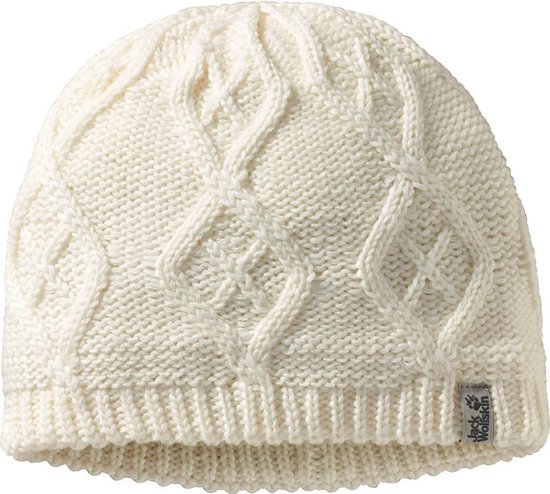 Jack Wolfskin Plait Cap Women - dames - muts - wit/ecru | bol.com