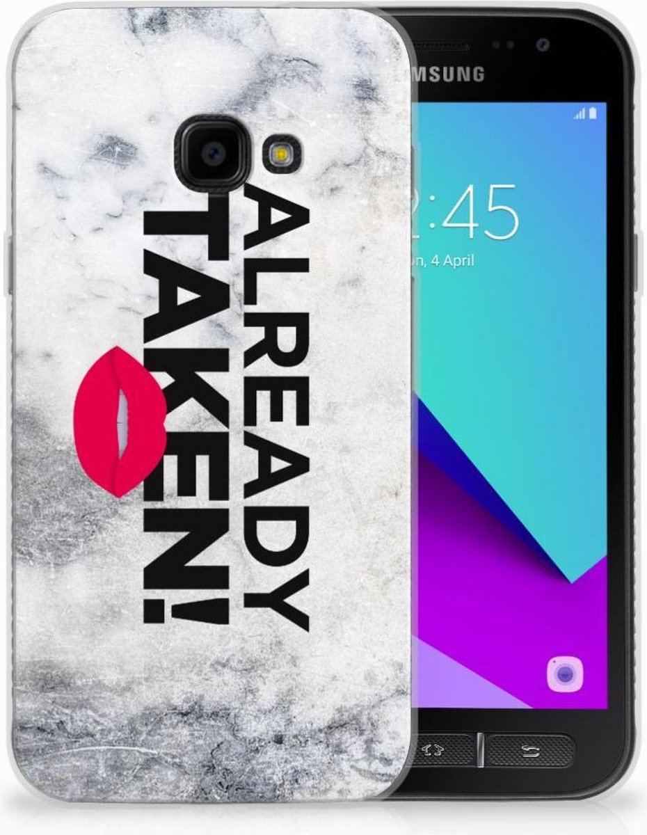 Samsung Galaxy Xcover 4 | Xcover 4s Siliconen hoesje met naam Already Taken White