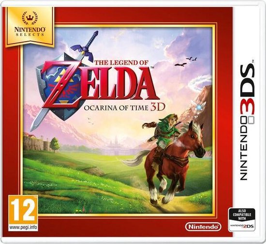 Cover van de game The Legend of Zelda: Ocarina of Time 3D - Nintendo Selects - 2DS + 3DS