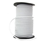 Corde élastique de 100 mètres - 10 mm - BLANC - élastique en rouleau