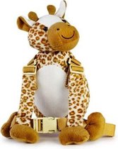 Goldbug - Harness Buddy kindertuigje - Knuffel rugzakje met looplijn - Looptuigje Giraffe - Tuigje Kind