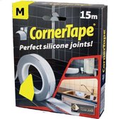 Cornertape - 6mm - Hoektape - 100 meter - Hulp bij het maken van kitranden - Silicone kit