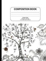 Composition Notebook with Doodle Cover