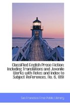 Classified English Prose Fiction