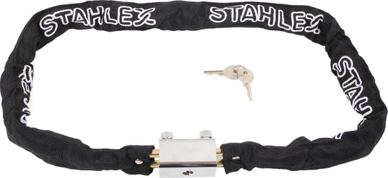 Stahlex Stahlex Kettingslot 399 - incl 2 sleutels - 8 x 1200 mm - Zwart |  bol.com