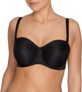 PrimaDonna Satin Strapless Bh 0161331 Zwart - Zwart - maat 70G
