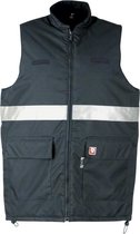 Sioen Garnich Vlamvertragende en antistatische bodywarmer Marineblauw maat L