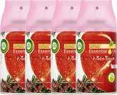 Air Wick Freshmatic Max Luchtverfrisser Navulling – Winter Berries - 4 x 250 ml - voordeelverpakking