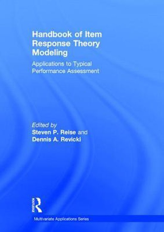 Handbook of Item Response Theory Modeling - cover