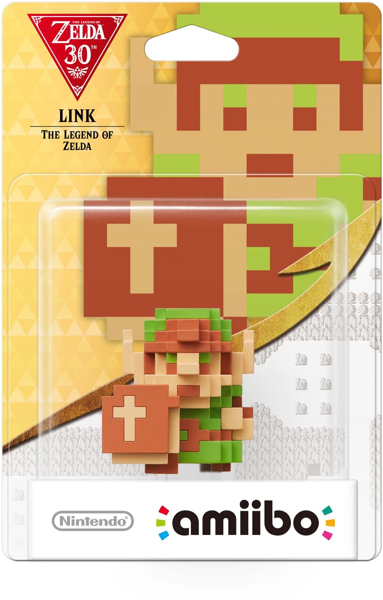 amiibo Legend of Zelda - Link 8 Bit - 3DS + Wii U + Switch
