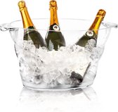 BarUp Wijnkoeler met Handvaten - IJsemmer - Bierkoeler - Champagnekoeler - Champagne Emmer - Kunststof - 47x29x(H)23cm