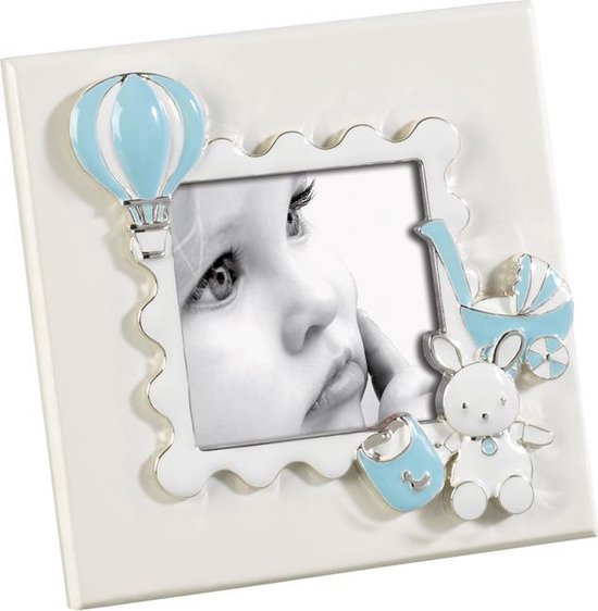 Mascagni Baby-Fotoalbum Rahmen – Für 100 Fotos 10x15 Cm, Blau, Klassisches Design