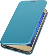 Blauw Premium Folio Hoesje voor Huawei P20 Pro