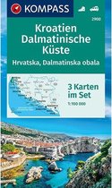Kroatien, Dalmatinische Küste 1:100 000