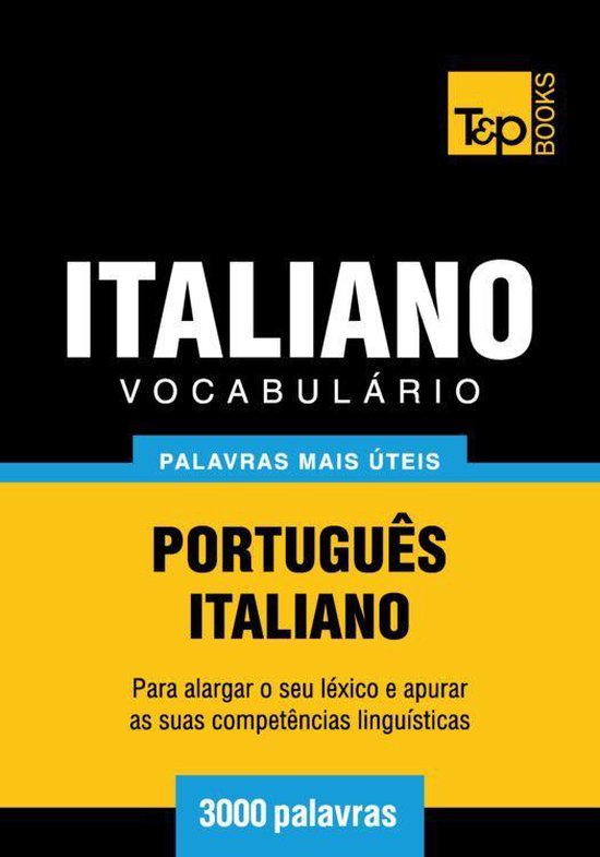 Vocabulário Português-Italiano - 3000 palavras mais úteis - cover