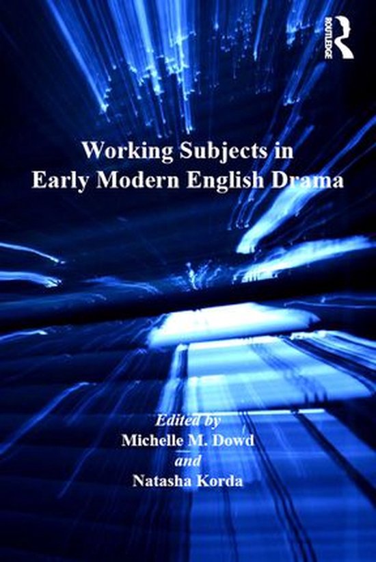 Working Subjects in Early Modern English Drama - cover