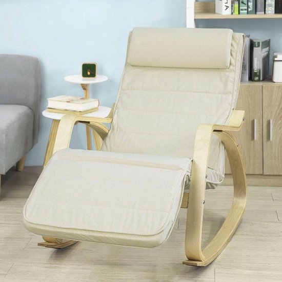 bevestigen porselein Bejaarden Relax fauteuil - Goedkope relax stoel - Relax schommelstoel - Relaxfauteuil  met... | bol.com